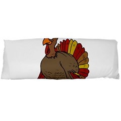 Thanksgiving Turkey  Body Pillow Case Dakimakura (two Sides) by Valentinaart