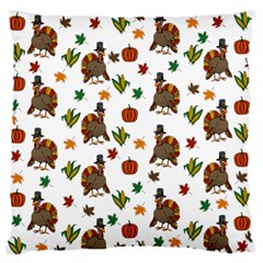 Thanksgiving Turkey  Standard Flano Cushion Case (one Side) by Valentinaart