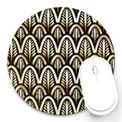 Art Deco Round Mousepads by NouveauDesign