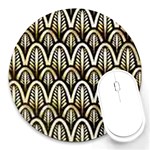 art deco Round Mousepads Front