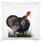 Thanksgiving Turkey Large Flano Cushion Case (Two Sides) Front