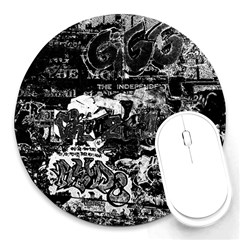 Graffiti Round Mousepads by ValentinaDesign