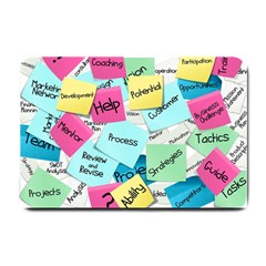 Stickies Post It List Business Small Doormat  by Celenk