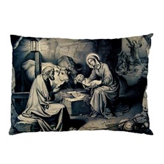 The Birth Of Christ Pillow Case (two Sides) by Valentinaart