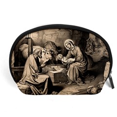 The Birth Of Christ Accessory Pouches (large)  by Valentinaart