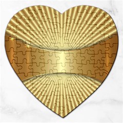 Gold8 Jigsaw Puzzle (heart) by NouveauDesign