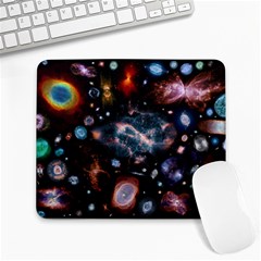 Galaxy Nebula Large Mousepads by Celenk