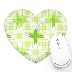 Intersecting Lines Pattern Heart Mousepads by dflcprints