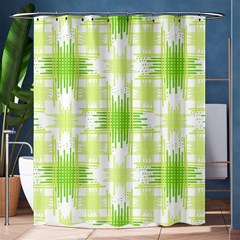 Intersecting Lines Pattern Shower Curtain 60  X 72  (medium)  by dflcprints