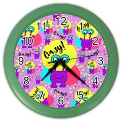 Crazy Color Wall Clocks by gasi