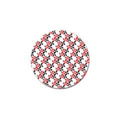 Pattern Golf Ball Marker (4 Pack) by gasi