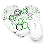 Pattern Heart Mousepads Front