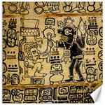 Mystery Pattern Pyramid Peru Aztec Font Art Drawing Illustration Design Text Mexico History Indian Canvas 20  x 20   19 x19.27  Canvas - 1