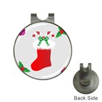 Christmas Stocking Hat Clips with Golf Markers Front