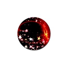 Circle Lines Wave Star Abstract Golf Ball Marker (10 Pack) by Celenk