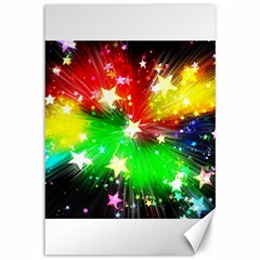 Star Abstract Pattern Background Canvas 12  X 18   by Celenk