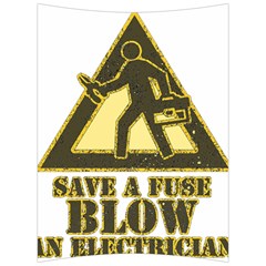 Save A Fuse Blow An Electrician Back Support Cushion by FunnyShirtsAndStuff