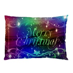 Christmas Greeting Card Frame Pillow Case (two Sides) by Celenk