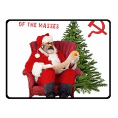 Karl Marx Santa  Fleece Blanket (small) by Valentinaart