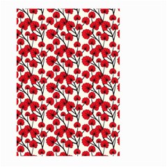 Red Flowers Large Garden Flag (two Sides) by allthingseveryone