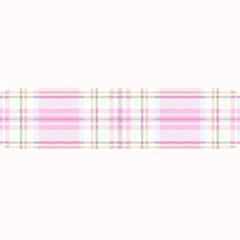 Pink Pastel Plaid Large Bar Mats by allthingseveryone