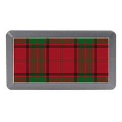 Red And Green Tartan Plaid Memory Card Reader (mini) by allthingseveryone