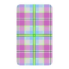 Pink And Blue Plaid Memory Card Reader by allthingseveryone