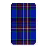 Bright Blue Plaid Memory Card Reader Front