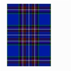 Bright Blue Plaid Large Garden Flag (two Sides) by allthingseveryone