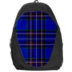 Bright Blue Plaid Backpack Bag by allthingseveryone