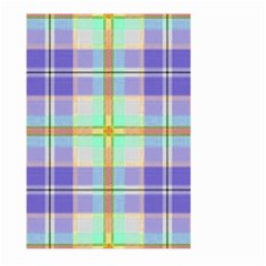 Blue And Yellow Plaid Large Garden Flag (two Sides) by allthingseveryone