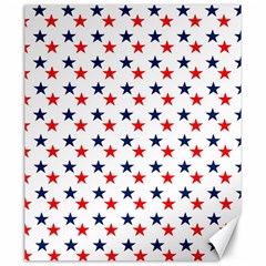 Patriotic Red White Blue Stars Usa Canvas 20  X 24   by Celenk