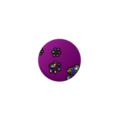 Footprints Paw Animal Track Foot 1  Mini Buttons by Celenk