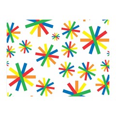 Celebrate Pattern Colorful Design Double Sided Flano Blanket (mini)  by Celenk