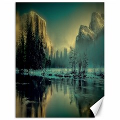 Yosemite Park Landscape Sunrise Canvas 12  X 16   by Celenk