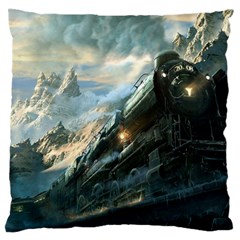 Rockies Express Large Flano Cushion Case (one Side) by Bigfootshirtshop