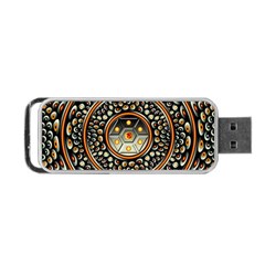 Dark Metal And Jewels Portable Usb Flash (two Sides) by linceazul