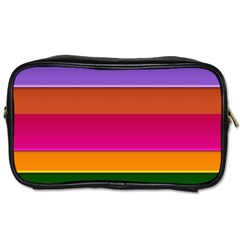 Stripes Striped Design Pattern Toiletries Bags 2-side by Celenk