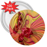 Arrangement Butterfly Aesthetics 3  Buttons (100 pack)  Front