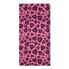 Leopard Heart 03 Shower Curtain 36  X 72  (stall)  by jumpercat