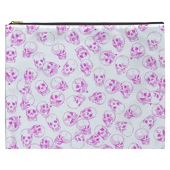 A Lot Of Skulls Pink Cosmetic Bag (xxxl)  by jumpercat