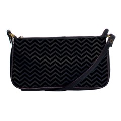 Dark Chevron Shoulder Clutch Bags by jumpercat