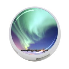 Aurora Borealis Alaska Space 4-port Usb Hub (two Sides)  by BangZart