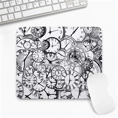 Time Clock Watches Time Of Large Mousepads by BangZart