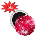 Christmas Star Advent Background 1.75  Magnets (10 pack)  Front