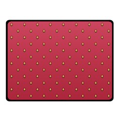 Strawberry Pattern Fleece Blanket (small) by jumpercat