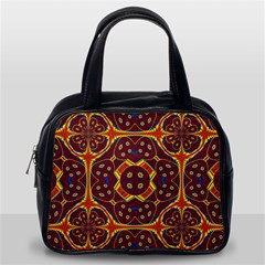 Geometric Pattern Classic Handbags (one Side) by linceazul