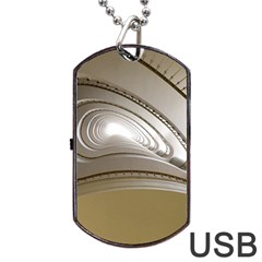 Staircase Berlin Architecture Dog Tag Usb Flash (one Side) by BangZart