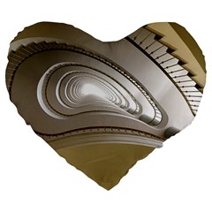 Staircase Berlin Architecture Large 19  Premium Heart Shape Cushions by BangZart