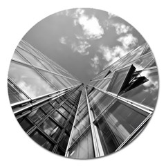 Architecture Skyscraper Magnet 5  (round) by BangZart